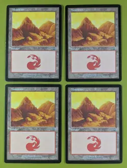 Mountain (345) x4 Mercadian Masques 4x Playset Magic the Gathering MTG - Image 1