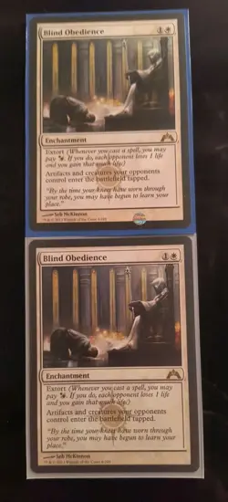 2X Blind Obedience GTC MTG Gatecrash Rare MINT NM Magic The Gathering X2 - Image 2