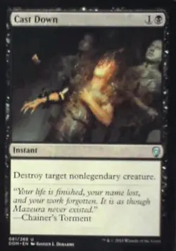Cast Down - Dominaria: #81, Magic: The Gathering Nm R142 - Image 1
