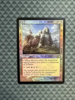 MTG Clifftop Retreat #393 Foil Retro Frame Rare Dominaria Remastered (DMR) - Image 1