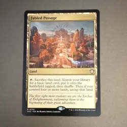 Magic: The Gathering Fabled Passage Land 0130 Rare Regular English Strixhaven - Image 1