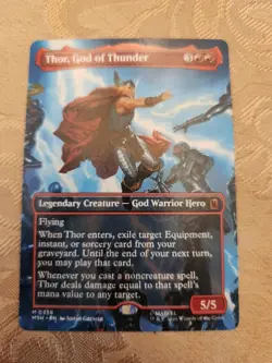 Thor, God of Thunder (Borderless) (0338) Marvel Super Heroes Regular - Image 1