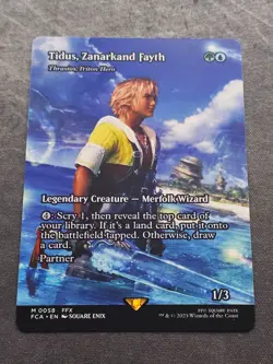 Tidus Zanarkand Fayth Thrasios Triton Hero Showcase Magic MTG Final Fantasy FCA - Image 1