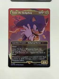 Secret Lair x Sonic the Hedgehog Friends and Foes Foil Set MtG Holo - Image 5
