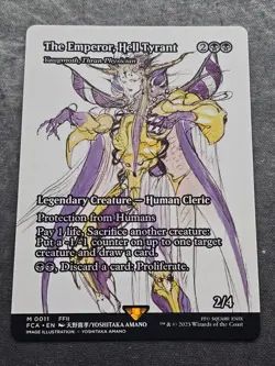 Emperor Hell Tyrant Yawgmoth Thran Physician Showcase MTG Final Fantasy FCA 11 - Image 1