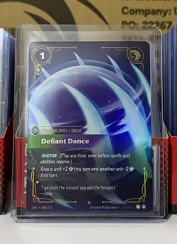 Defiant Dance - Signature Spell - 196/221 - Spiritforged - Riftbound TCG - Image 1