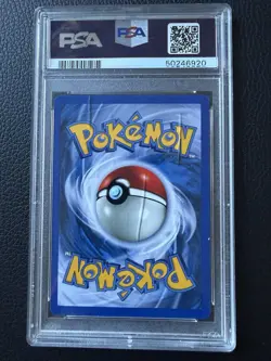 1999 Pokemon ALAKAZAM BASE SET SHADOWLESS 001/102 Holo PSA 8 - Case Damage - Image 2