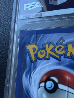 1999 Pokemon ALAKAZAM BASE SET SHADOWLESS 001/102 Holo PSA 8 - Case Damage - Image 3