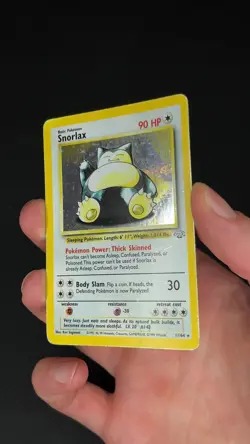 Snorlax Jungle Holo Rare Card 11/64 Pokemon vintage holo - Image 2