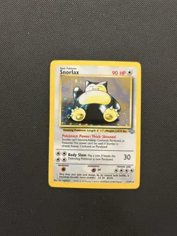 Snorlax 11/64 | Base Set Jungle | Holo Pokemon Card NM - Image 1