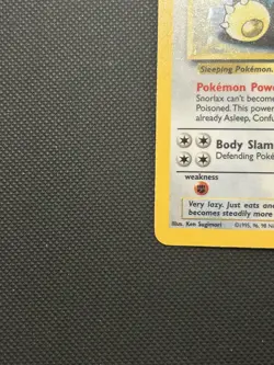 Snorlax 11/64 | Base Set Jungle | Holo Pokemon Card NM - Image 5