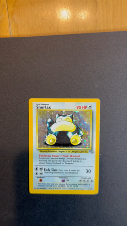 Snorlax 11/64 Jungle Holo Rare WOTC Pokemon Card 1999 Unlimited, MP - Image 2
