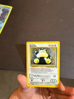 Snorlax 11/64 Jungle Holo Rare WOTC Pokemon Card 1999 Unlimited, MP - Image 3