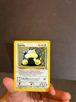 Snorlax 11/64 Jungle Holo Rare WOTC Pokemon Card 1999 Unlimited, MP - Image 4