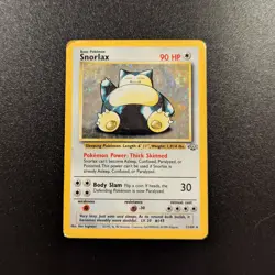 Snorlax 11/64 Holo Rare Jungle Pokemon Card - MP - Image 1