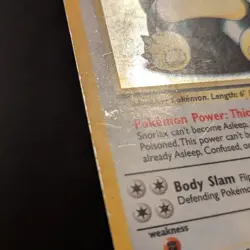 Snorlax 11/64 Holo Rare Jungle Pokemon Card - MP - Image 3