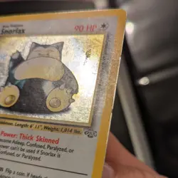 Snorlax 11/64 Holo Rare Jungle Pokemon Card - MP - Image 4