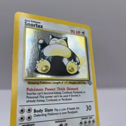 LP ! Snorlax Jungle Holo Rare Vintage WOTC Pokemon TCG Vintage Card 11/64 - Image 3