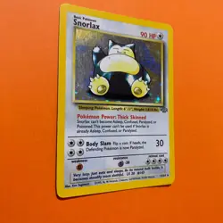 Snorlax Holo Rare Jungle LP 11/64 Pokemon Card Vintage WOTC English - Image 3