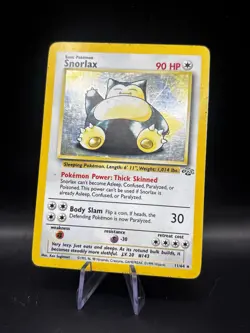 Pokemon TCG Snorlax Jungle Holo Card 11/64 - Image 1