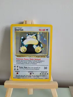 Pokemon TCG Snorlax 11/64 Jungle Holo Card Very Good Condition - Image 1