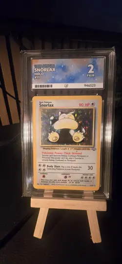 Pokemon TCG Snorlax Jungle Holo Card 11/64 Unlimited Rare ACE 2 - Image 1