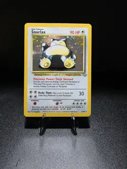Pokemon TCG Snorlax Jungle Holo Card 11/64 Unlimited Rare - Image 1
