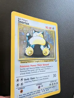 Snorlax Holo Jungle Edition 11/64 Unlimited Pokemon Card - Image 3