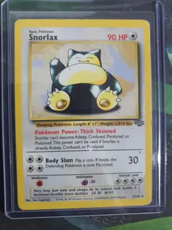 Pokemon Jungle Snorlax 11/64 Holo Rare 1999 WotC – LP/NM – Vintage Original Card - Image 1