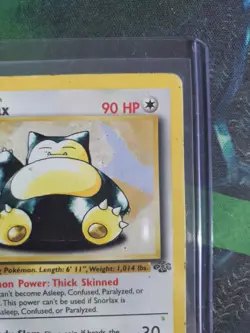 Pokemon Jungle Snorlax 11/64 Holo Rare 1999 WotC – LP/NM – Vintage Original Card - Image 3