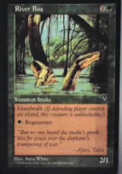 River Boa - Visions: #118, Magic: The Gathering Lp R173 - Image 1