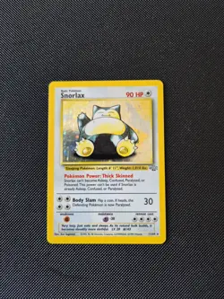 Pokemon TCG Snorlax Jungle Holo Card 11/64 Unlimited MP - Image 1