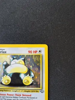 Pokemon TCG Snorlax Jungle Holo Card 11/64 Unlimited MP - Image 4