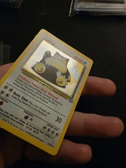 Pokemon TCG Snorlax Jungle Holo Card 11/64 Unlimited - MP - Image 4