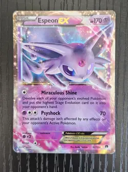 Espeon EX 52/122 XY Breakpoint Ultra Rare Card Pokemon TCG LP - Image 1