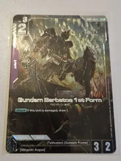 Gundam Barbatos 1st Form (LR+) GD02-054 Gundam TCG Card Game - Dual Impact - Image 1