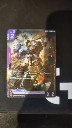 Gundam Barbatos 1st Form - GD02-054 - LR - GD02 Dual Impact - Gundam TCG Card - Image 1