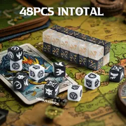 48 Pieces Abilities Keywords Counter Dice MTG Dice 1/+1 Counters Bulk Creatur... - Image 2