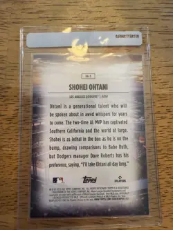 2025 Topps Shohei Ohtani Home Field Advantage HA-5 - Image 2