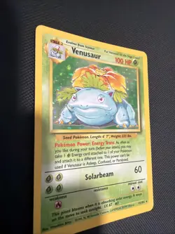 Venusaur 15/102 Base Set Holo Rare 1999 Pokemon Unlimited WOTC Vintage Card Raw - Image 2