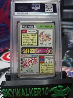 Charizard Carddass 1997 Pokemon Prism Holo #006 Vintage Japanese Card PSA 6 - Image 2