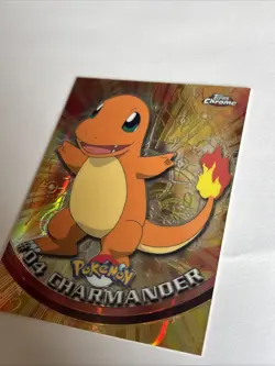 Charmander #4 2000 Topps Spectra Chrome Series 1 Pokemon Card Mint Condition - Image 2