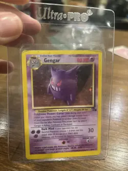 Pokemon TCG Fossil Gengar Holo Rare Card 5/62 - Image 1