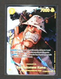 One Piece Bartholomew Kuma SP EB04‑054 The Time of Battle Card TCG NM - Image 1