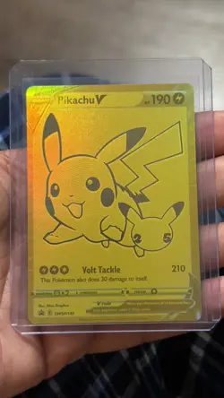 Pikachu V SWSH145 Celebrations UPC Promo Holo Pokemon Card - Image 1