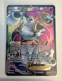 Pokemon TCG Hoopa-EX Ancient Origins Holo Card 89/98 Full Art Ultra Rare - Image 1