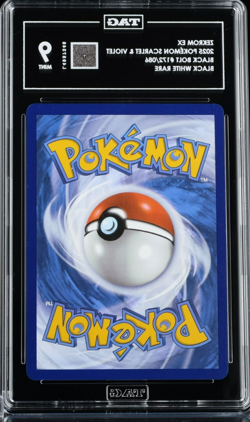 2025 Pokemon Black Bolt ZEKROM ex Black White Holo Rare Card #172/86 TAG 9 (943) - Image 2