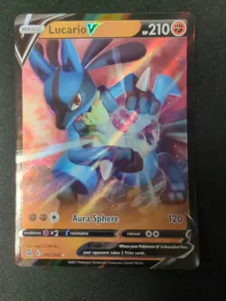 Lucario V - 146/264 - Pokemon Fusion Strike Sword & Shield Ultra Rare Card NM - Image 1