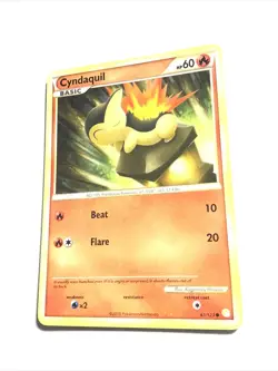 CYNDAQUIL - 61/123 - HeartGold SoulSilver HGSS - Pokemon Card - NM - Image 1