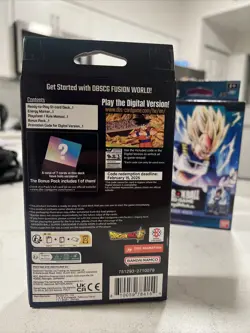 Dragon Ball Super Card Game Fusion World Starter Deck FS02 VEGETA English TCG - Image 3